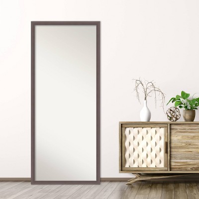 Flash Sale ๐งจ 26" x 62" Urban Framed Full Length Floor/Leaner Mirror Pewter - Amanti Art โ๏ธ - Image 6