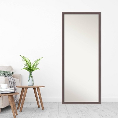 Flash Sale ๐งจ 26" x 62" Urban Framed Full Length Floor/Leaner Mirror Pewter - Amanti Art โ๏ธ - Image 7