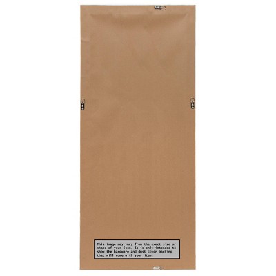 New โ 30" x 66" Parlor Silver Framed Full Length Floor/Leaner Mirror - Amanti Art โญ - Image 3