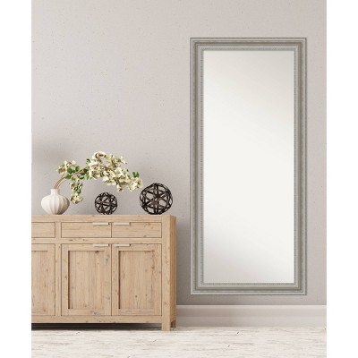 New โ 30" x 66" Parlor Silver Framed Full Length Floor/Leaner Mirror - Amanti Art โญ - Image 5