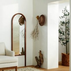Top 10 โ Threshold Designed W/Studio McGee 20" x 65" Wood Arched Floor Mirror Walnut - Threshold™ designed with Studio McGee ๐