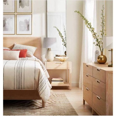 Best Pirce ⭐ 60"x20" Brushed Nickel Modern Leaner Decorative Wall Mirror Silver - Project 62™ 🛒 - Image 6