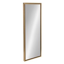 Best Pirce 🌟 Kate & Laurel All Things Decor 16" x 48" Evans Framed Wall Panel Mirror Gold - Kate and Laurel 🎁