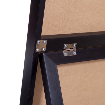 Deals โจ 17"x59" Black Free Standing with Adjustable Easel Floor Mirror Black - Patton Wall Decor โ๏ธ - Image 3