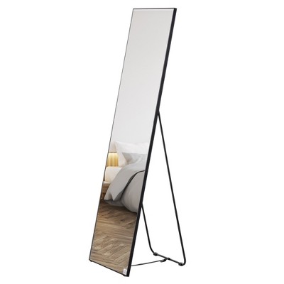 Wholesale 🔔 HOMCOM Full Length Glass Mirror, Freestanding or Wall Mounted 👗 Dress Mirror for Bedroom, Living Room, Bathroom, Black ✔️ - Image 3