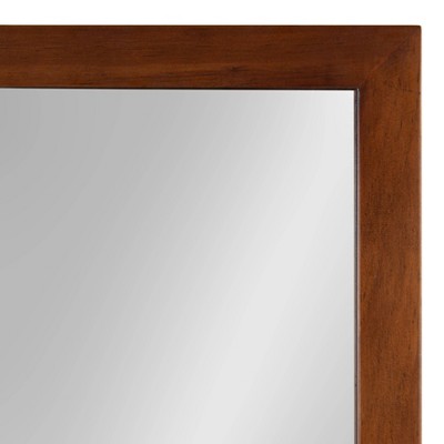 Deals ๐คฉ Kate & Laurel All Things Decor 16" x 60" Museum Easel Storage Mirror Brown - Kate and Laurel โค๏ธ - Image 2