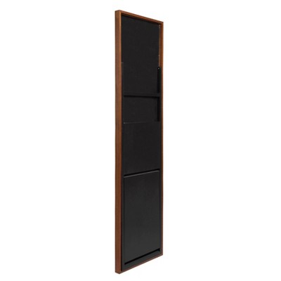 Deals ๐คฉ Kate & Laurel All Things Decor 16" x 60" Museum Easel Storage Mirror Brown - Kate and Laurel โค๏ธ - Image 3