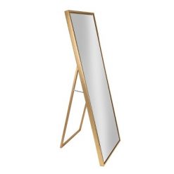 Best Sale 💯 Kate & Laurel All Things Decor 18" x 58" Evans Free Standing Floor Mirror with Easel Gold - Kate & Laurel All Things Decor 🤩
