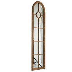 Cheap ⭐ A&B Home Ada Half-Round Elongated Mirror White Wash - A&B Home 😀