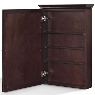 Cheap π Wood Medicine Cabinet in Espresso Brown-Pemberly Row π - Image 3