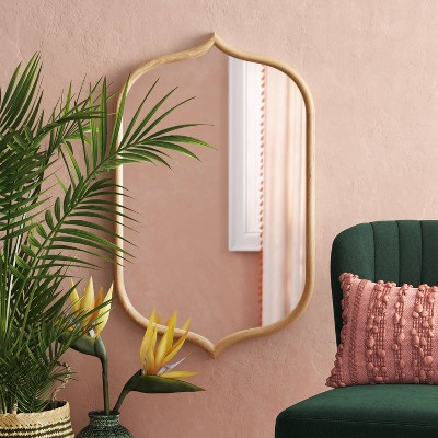 Coupon π― 22" x 36" Top and Bottom Peak Mirror Natural - Opalhouse™ π