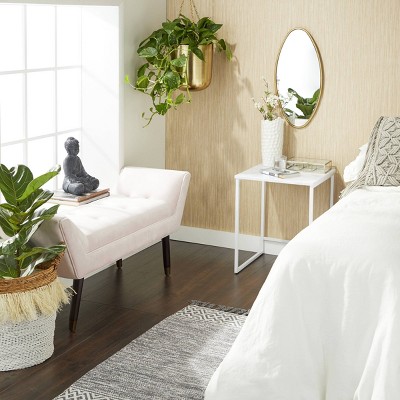 Coupon 🔔 Set of 4 Large Geometric Metallic Wall Mirrors Gold - CosmoLiving by Cosmopolitan 🎁 - Image 3