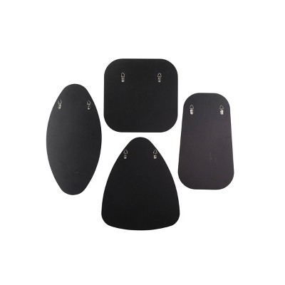 Coupon 🔔 Set of 4 Large Geometric Metallic Wall Mirrors Gold - CosmoLiving by Cosmopolitan 🎁 - Image 9