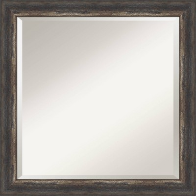 Wholesale โญ Bark Rustic Framed Bathroom Vanity Wall Mirror Charcoal - Amanti Art ๐ - Image 11