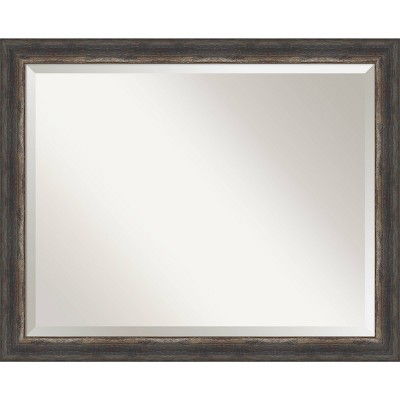 Wholesale โญ Bark Rustic Framed Bathroom Vanity Wall Mirror Charcoal - Amanti Art ๐ - Image 12