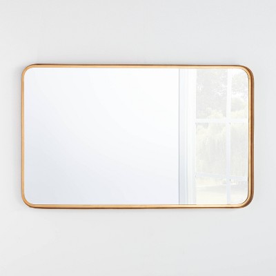 Cheap ⭐ Threshold Designed W/Studio McGee 24" x 36" Rectangular Decorative Mirror with Rounded Corners - Threshold™ designed with Studio McGee Brass ✨ - Image 5