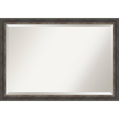 Wholesale โญ Bark Rustic Framed Bathroom Vanity Wall Mirror Charcoal - Amanti Art ๐ - Image 13
