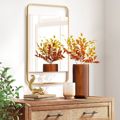 Flash Sale 🎉 28" x 18" Floating Wall Mirror - Threshold™ Black 🌟