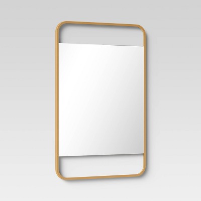 Flash Sale 🎉 28" x 18" Floating Wall Mirror - Threshold™ Black 🌟 - Image 2