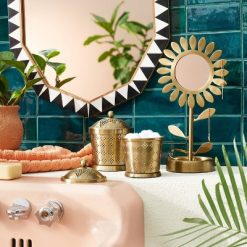 Brand new ✔️ Opalhouse Designed With Jungalow 18" x 24" Wood Resin Decorative Wall Mirror Brown - Opalhouse™ designed with Jungalow™ 👏