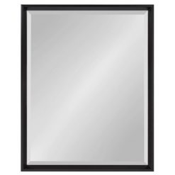 Brand new ⌛ Kate & Laurel All Things Decor 24" x 30" Calter Framed Wall Mirror Black - Kate and Laurel 🥰