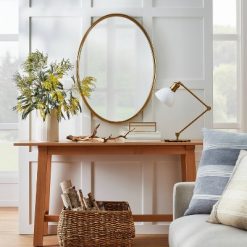 Best deal 👍 Threshold Designed W/Studio McGee 26" x 36" Oval Shape Antique Mirror Brass - Threshold™ designed with Studio McGee 😀