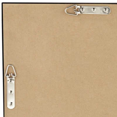 Best Pirce π― Uttermost Rectangular Vanity Decorative Wall Mirror Modern Black Metal Frame Floating Glass 24" Wide for Bedroom Living Room Home π - Image 3