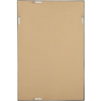 Best Pirce π― Uttermost Rectangular Vanity Decorative Wall Mirror Modern Black Metal Frame Floating Glass 24" Wide for Bedroom Living Room Home π - Image 5