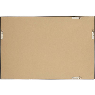 Best Pirce π― Uttermost Rectangular Vanity Decorative Wall Mirror Modern Black Metal Frame Floating Glass 24" Wide for Bedroom Living Room Home π - Image 6