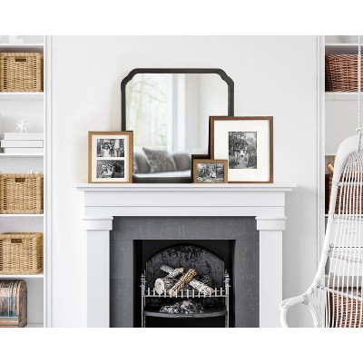 Buy ๐ Marston Wood Framed Decorative Wall Mirror - Kate & Laurel All Things Decor Black ๐ - Image 4