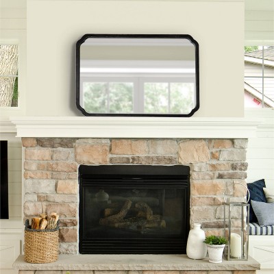 Buy ๐ Marston Wood Framed Decorative Wall Mirror - Kate & Laurel All Things Decor Black ๐ - Image 7