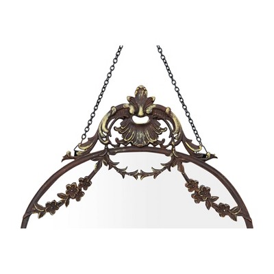 Top 10 π 10.5" x 13.5" Antique Inspired Hanging Oval Mirror with Pewter Frame Rust - 3R Studios π― - Image 6