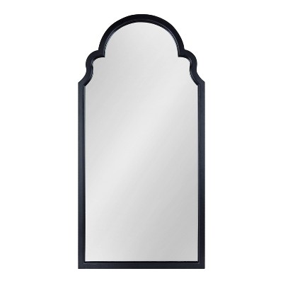 Coupon π 24" x 48" Hogan Arch Framed Decorative Wall Mirror Rustic - Kate & Laurel All Things Decor Black π€©