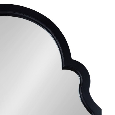 Coupon π 24" x 48" Hogan Arch Framed Decorative Wall Mirror Rustic - Kate & Laurel All Things Decor Black π€© - Image 2