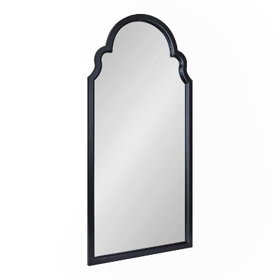 Coupon π 24" x 48" Hogan Arch Framed Decorative Wall Mirror Rustic - Kate & Laurel All Things Decor Black π€© - Image 6